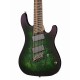 Cort KX507MS SDG электрогитара 7-струнная, мультимензурная, зеленая