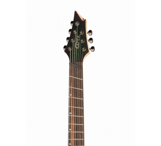 Cort KX507MS SDG электрогитара 7-струнная, мультимензурная, зеленая