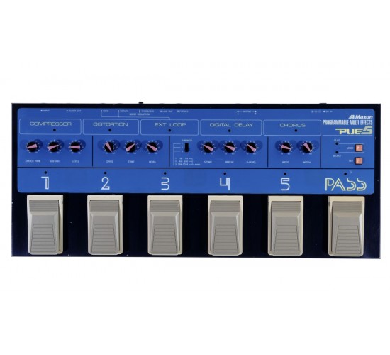 Maxon PUE-5 гитарная мульти педаль USED