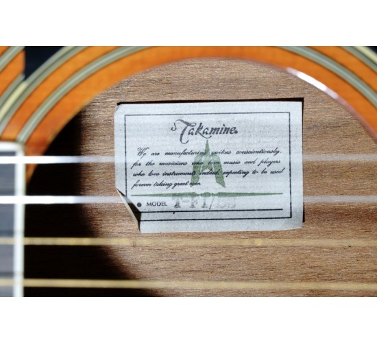 Takamine T-F1/BS акустическая гитара Корея 1995 USED