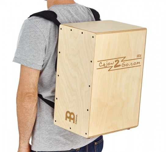 Meinl CAJ2GO-2 Cajon2Go Series Кахон с лямками, береза, 45см