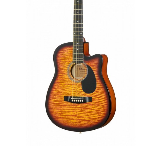 Homage LF-3800CT-SB фольковая гитара с вырезом