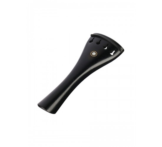 WBO VT04E-4/4 Струнодержатель для скрипки, круглый, парижский глазок. Материал - черное дерево.