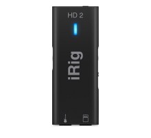 IK Multimedia iRig HD 2 компактный аудио интерфейс для гитары/баса с подключением к iOS и Mac