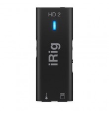 IK Multimedia iRig HD 2 компактный аудио интерфейс для гитары/баса с подключением к iOS и Mac