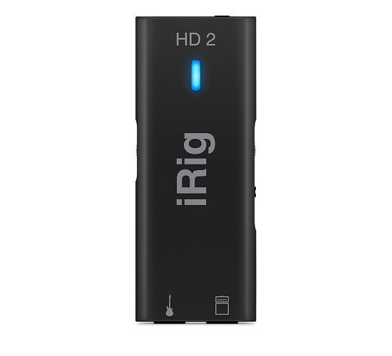 IK Multimedia iRig HD 2 компактный аудио интерфейс для гитары/баса с подключением к iOS и Mac