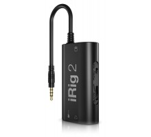 IK Multimedia iRig 2 компактный интерфейс для гитары/баса с аналоговым подключением к iOS устройства