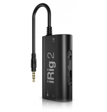 IK Multimedia iRig 2 компактный интерфейс для гитары/баса с аналоговым подключением к iOS устройства