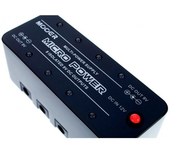 Mooer Micro Power мини-педаль разветвитель питания на 8 эффектов (9В)