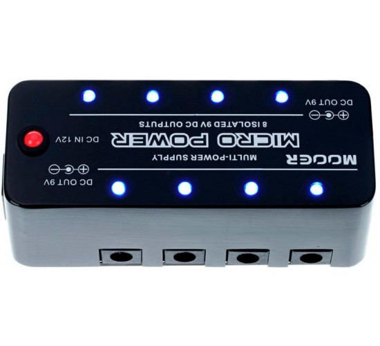 Mooer Micro Power мини-педаль разветвитель питания на 8 эффектов (9В)