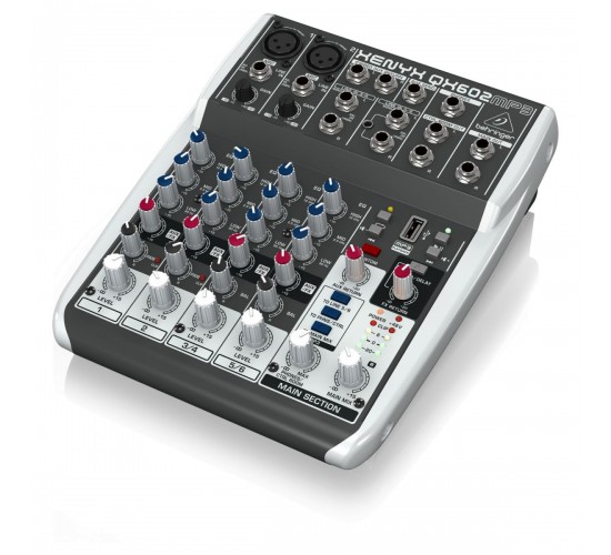 Behringer QX602MP3 микшер, 6 каналов
