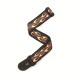 Planet Waves 50F09 Ремень для гитары, рисунок «Hot Rod Flame», красный