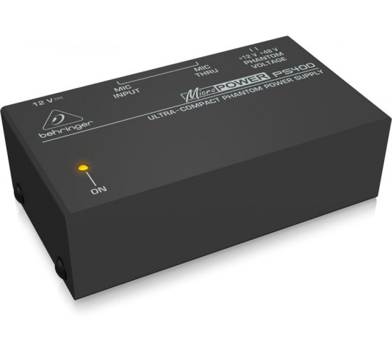 Behringer PS400 Внешний блок фантомного питания с переключаемым рабочим напряжением (+48 В или +12 В)