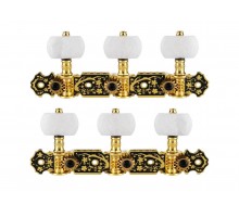 Alice AOS-020HV1P Комплект колковой механики на планке, позолоченный AOS-020HV1P