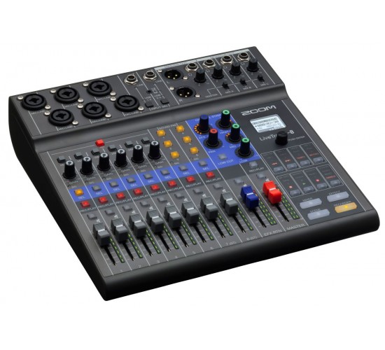 Zoom L-8 Livetrak Многофункциональная цифровая консоль для микширования, аудиозаписи, мониторинга
