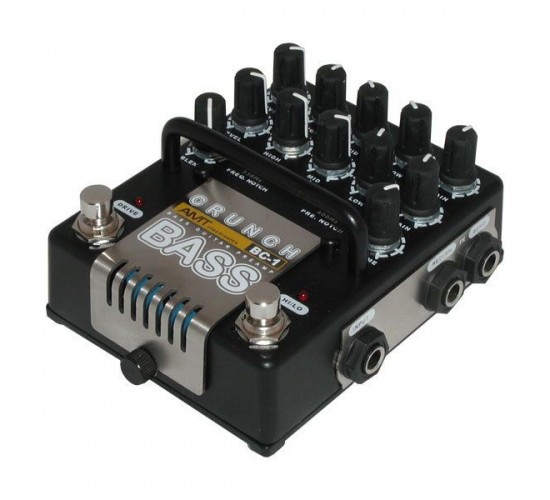AMT BC-1 «Bass Crunch» Транзисторный двухканальный предусилитель для бас-гитары, AMT Electronics