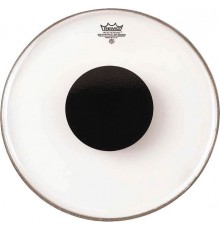 Remo Controlled Sound Clear Top Black Dot 12" верхний пластик для тома, прозрачный