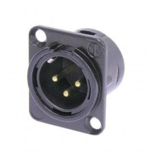 Neutrik NC3MD-L-B-1 панельный разъем XLR3М штекер, тип D