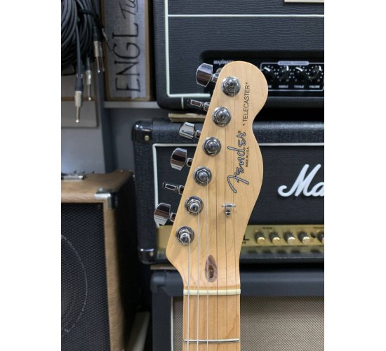 Fender American Standard Telecaster электрогитара, цвет черный, США 2007г, USED
