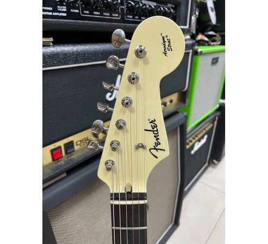 Fender Stratocaster Aerodyne HSS Dimarzio Collection электрогитара, Япония 2006-2008г.в., цвет белый USED
