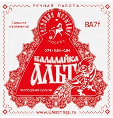 Господин Музыкант BA7F Комплект струн для балалайки-альт (сталь+ф/б)