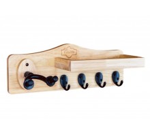 Guitto GGS-09 Настенный держатель для гитары (крюк), с крючками и полкой