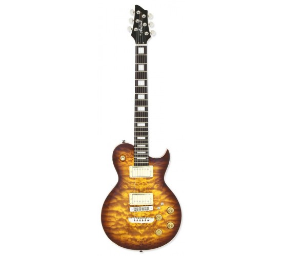 Aria PE-480 BS электрогитара, цвет коричневый санберст