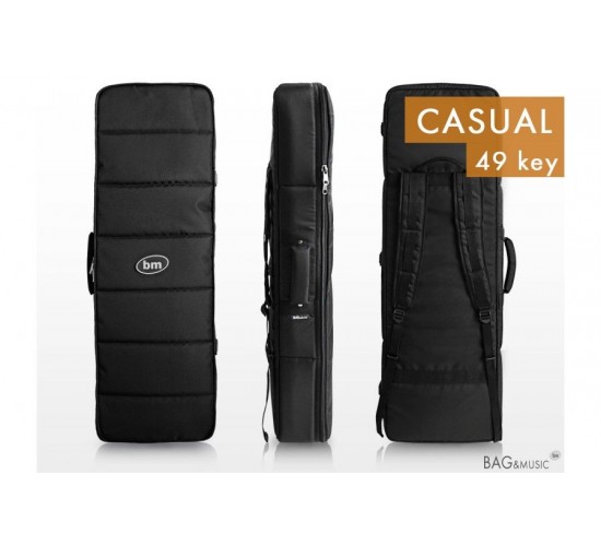 Bag&Music BM1093 Keyboard_49 CASUAL чехол легкий для синтезатора, клавишных инструментов 87х26х10 см