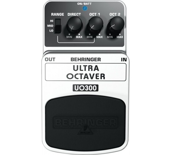 Behringer UO300 педаль эффектов (октавер) для гитар и бас-гитар, 3-х режимный