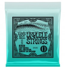 Ernie Ball 2326 струны для укулеле черный нейлон, ball end (.028, .032, .040, .028)