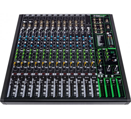 Mackie ProFX16v3 16-канальный микшер с процессором эффектов и USB