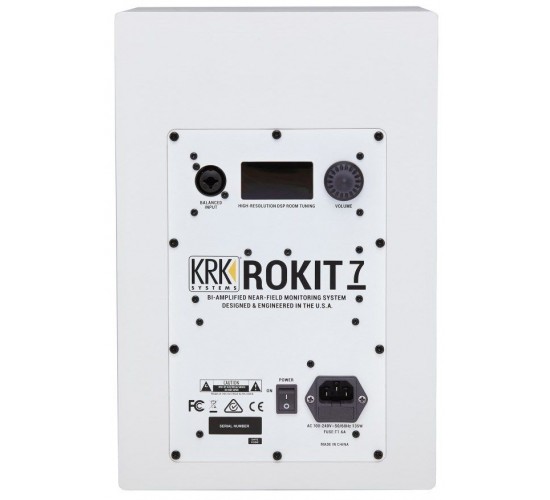 KRK RP7G4WN Активный 2-х полосный (Bi-Amp) 7-ти дюймовый студийный звуковой монитор, DSP, 25-полосны