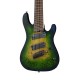 Cort KX508MS-II-MBB Электрогитара мультимензурная 8-струнная, зеленая