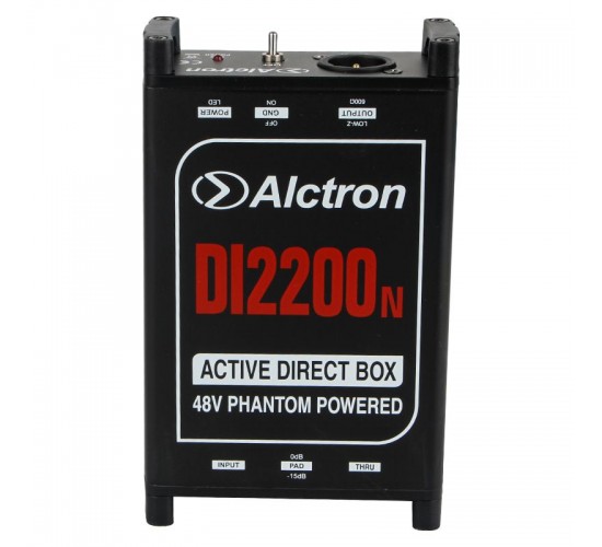 Alctron DI2200N D.I. Box Преобразователь акустического сигнала, активный
