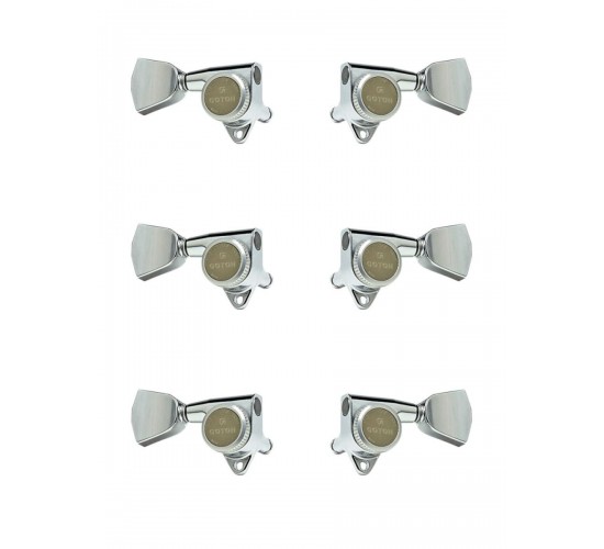 Gotoh SG301-MGT-04-C-L3+R3 Колки для гитары 3+3, локовые, хром