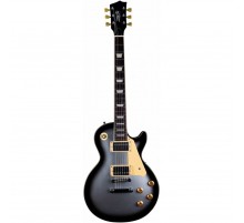 JET JL-500 SLB электрогитара, Les Paul, корпус красное дерево, HH, цвет Silverburst