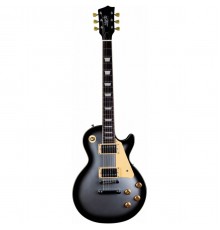 JET JL-500 SLB электрогитара, Les Paul, корпус красное дерево, HH, цвет Silverburst