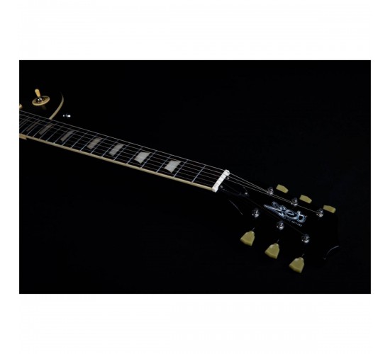 JET JL-500 SLB электрогитара, Les Paul, корпус красное дерево, HH, цвет Silverburst