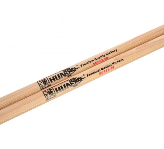 HUN 10101001024 Natural Series Super-5B Барабанные палочки, орех гикори, деревянный наконечник