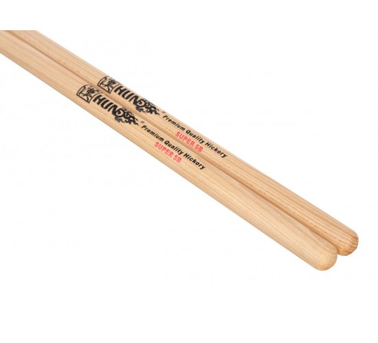 HUN 10101001024 Natural Series Super-5B Барабанные палочки, орех гикори, деревянный наконечник