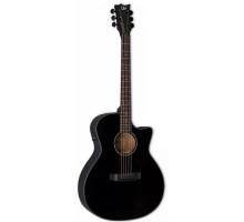 LTD A-300E BLK гитара электроакустическая, черная