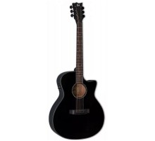 LTD A-300E BLK гитара электроакустическая, черная