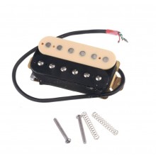 Musiclily M433 Звукосниматель магнитный хамбакер, нековый, кремовый/черный