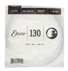 Elixir 13431 NANOWEB Отдельная 5-ая струна для бас-гитары,  X Long Scale, .130, никелированная
