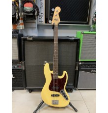 Fender Deluxe Active Jazz Bass UG VWT/R бас-гитара, цвет желтый Мексика 2008 USED