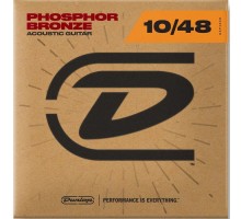 Dunlop DAP1048 струны для акустической гитары из фосфорной бронзы 10-48