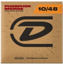 Dunlop DAP1048 струны для акустической гитары из фосфорной бронзы 10-48