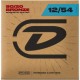 Dunlop DAB1254 струны для акустической гитары из бронзы 12-54