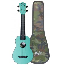 Flight TUS 35 LB укулеле Travel, сопрано, голубая, пластик