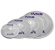 KingDo LISTEN SET 14«+16»+18«+20» SILVER комплект тарелок, специальный сплав, medium